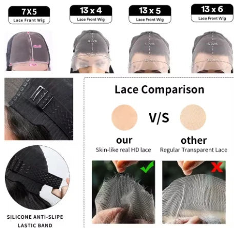 220% 16Inch Highlight Ombre Bob Wigs 13X6 Straight Hd Lace Frontal Glueless Front Short Bob Wig Colored Human Hair Ready to Wear - Lena & Miles Exquisite Boutique LLC.