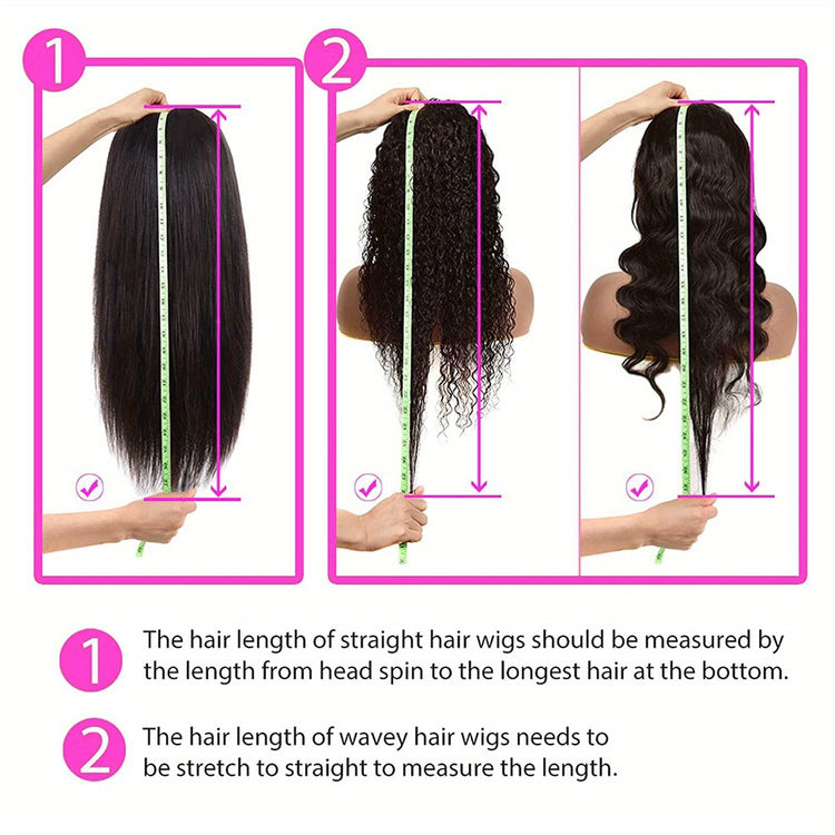13x4 Straight HD Transparent Lace Front Wigs Human Hair 150% Density Glueless Brazilian Virgin Human Hair Lace Frontal Wigs For Women Pre Plucked With Baby Hair Natural Hairline 28 30 32 34 Inches Straight Lace Frontal Wigs N - Lena & Miles Exquisite Boutique LLC.