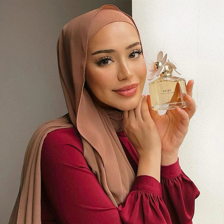 Women Muslim Chiffon Hijab Shawls Scarf Modal Cotton Jersey Hijabs Plain Soft For Woman Muslim Voile Head Wraps 70*180cm Islamic - Lena & Miles Exquisite Boutique LLC.