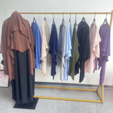 Anti Slip Muslim Hijab Set Jersey Khimar Abaya - Lena & Miles Exquisite Boutique LLC.