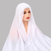 Muslim Newest Instant Chiffon Hijab with Magneti - Lena & Miles Exquisite Boutique LLC.