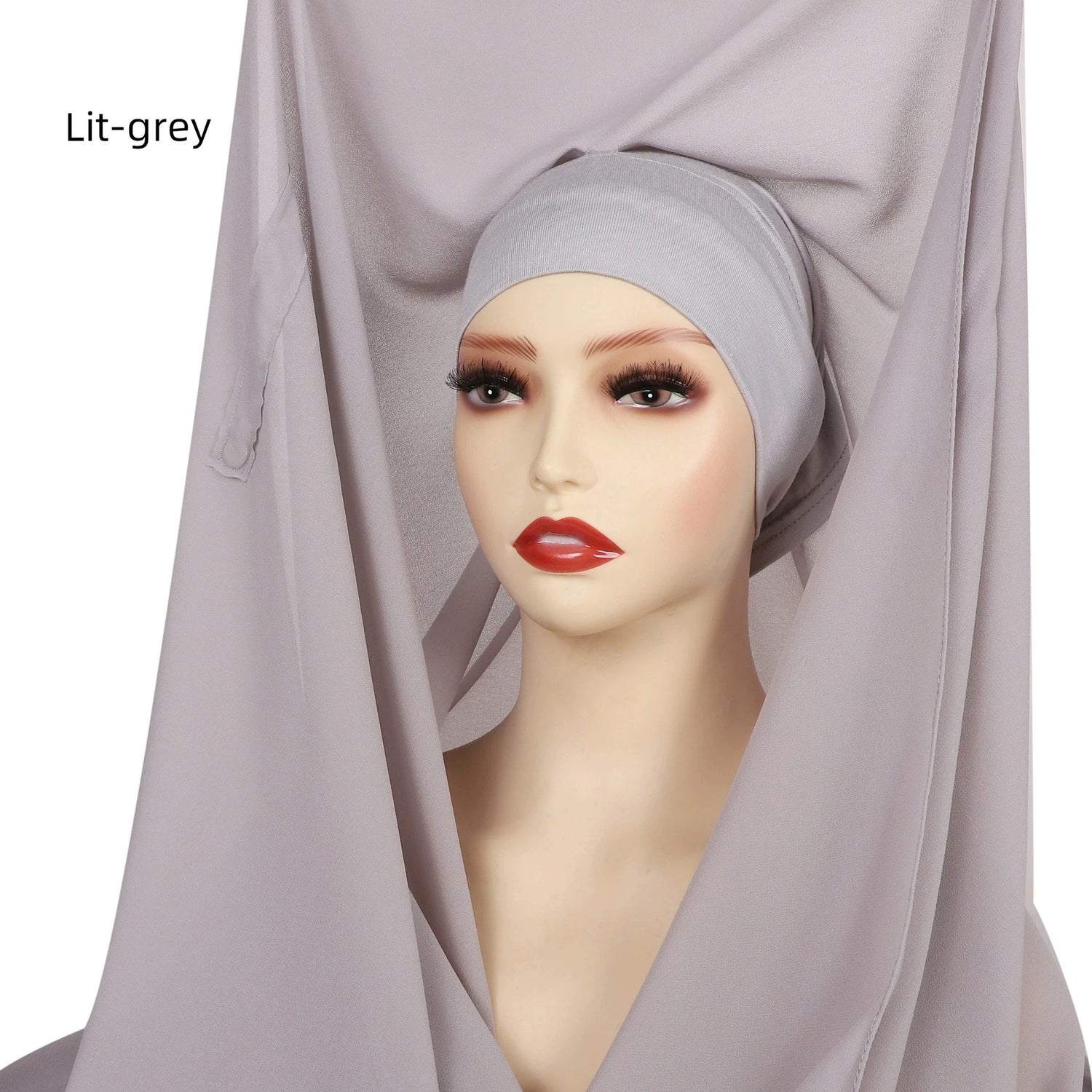Muslim Newest Instant Chiffon Hijab with Magneti - Lena & Miles Exquisite Boutique LLC.