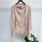 Anti Slip Muslim Hijab Set Jersey Khimar Abaya - Lena & Miles Exquisite Boutique LLC.