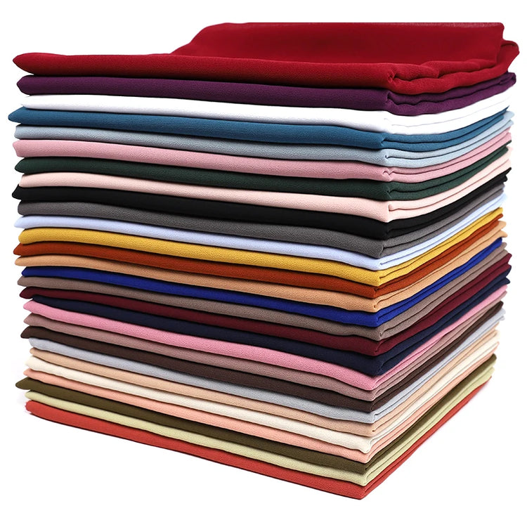 Women Muslim Chiffon Hijab Shawls Scarf Modal Cotton Jersey Hijabs Plain Soft For Woman Muslim Voile Head Wraps 70*180cm Islamic - Lena & Miles Exquisite Boutique LLC.
