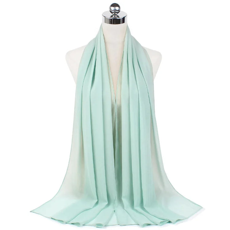 Women Muslim Chiffon Hijab Shawls Scarf Modal Cotton Jersey Hijabs Plain Soft For Woman Muslim Voile Head Wraps 70*180cm Islamic - Lena & Miles Exquisite Boutique LLC.