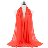 Women Muslim Chiffon Hijab Shawls Scarf Modal Cotton Jersey Hijabs Plain Soft For Woman Muslim Voile Head Wraps 70*180cm Islamic - Lena & Miles Exquisite Boutique LLC.