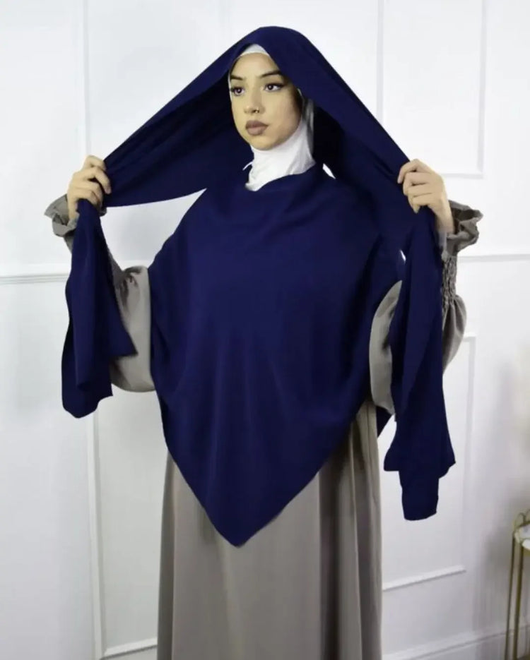 Anti Slip Muslim Hijab Set Jersey Khimar Abaya - Lena & Miles Exquisite Boutique LLC.