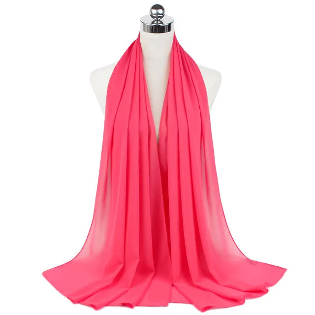 Women Muslim Chiffon Hijab Shawls Scarf Modal Cotton Jersey Hijabs Plain Soft For Woman Muslim Voile Head Wraps 70*180cm Islamic - Lena & Miles Exquisite Boutique LLC.