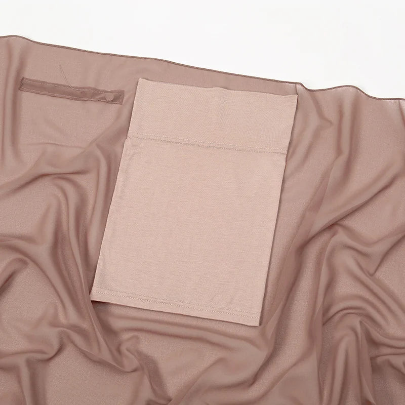 Muslim Newest Instant Chiffon Hijab with Magneti - Lena & Miles Exquisite Boutique LLC.