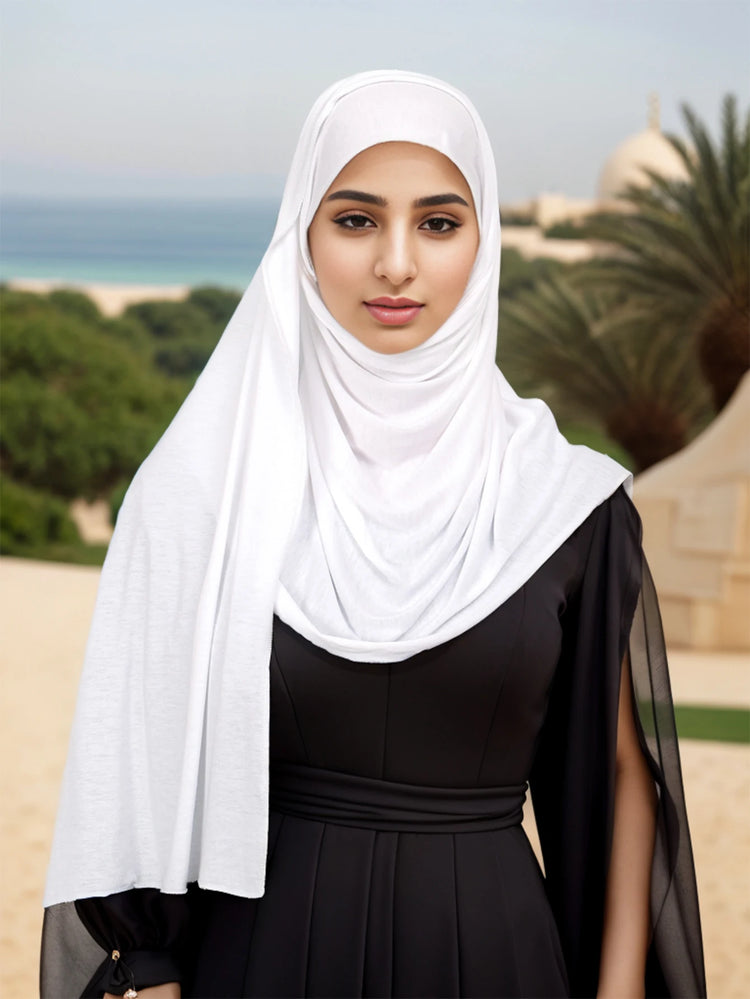 Muslim Premium Jersey Hijab Scarf Women Instant - Lena & Miles Exquisite Boutique LLC.