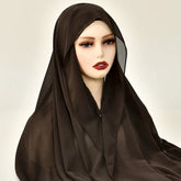 Muslim Newest Instant Chiffon Hijab with Magneti - Lena & Miles Exquisite Boutique LLC.