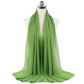 Women Muslim Chiffon Hijab Shawls Scarf Modal Cotton Jersey Hijabs Plain Soft For Woman Muslim Voile Head Wraps 70*180cm Islamic - Lena & Miles Exquisite Boutique LLC.
