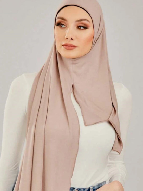 Muslim Premium Jersey Hijab Scarf Women Instant - Lena & Miles Exquisite Boutique LLC.