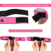 1pc/3pcs Elastic Headband For Wigs With Ear Protector, Adjustable Edge Scarf Elastic Headband For Lace Wigs - Lena & Miles Exquisite Boutique LLC.