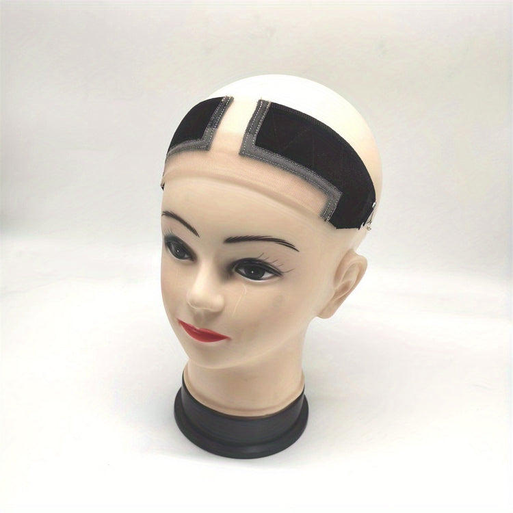 1pc Transparent Elastic Fishing Line Headband Velvet Headband With Small Pieces Of Invisible T Lace Headband For Wearing Wigs - Lena & Miles Exquisite Boutique LLC.
