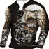 3D Eagle Pattern Print, Men&