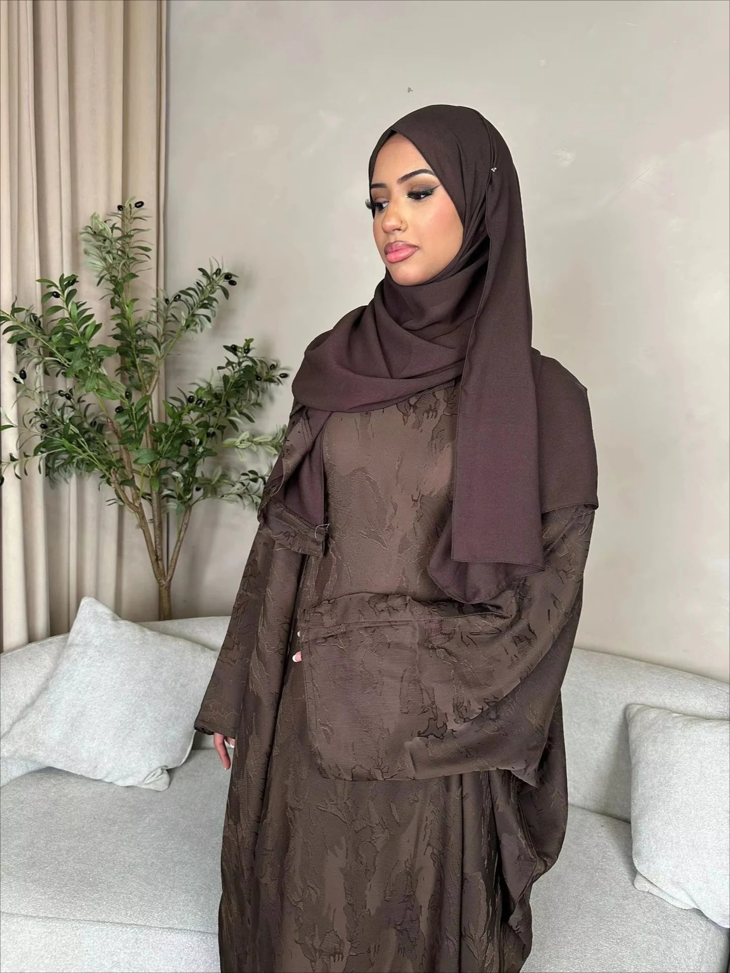Muslim Dress Women Eid Abaya Turkish Kaftan VeAbayas Jalabiya Modest Dresses - Lena & Miles Exquisite Boutique LLC.
