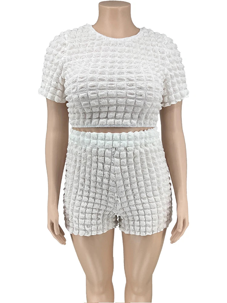 Summer Suit Chic and Elegant Woman Set New In Sexy Outfit Casual Shorts Sets Womens 2 Piece Plus Size Dropshipping Wholesale - Lena & Miles Exquisite Boutique LLC.