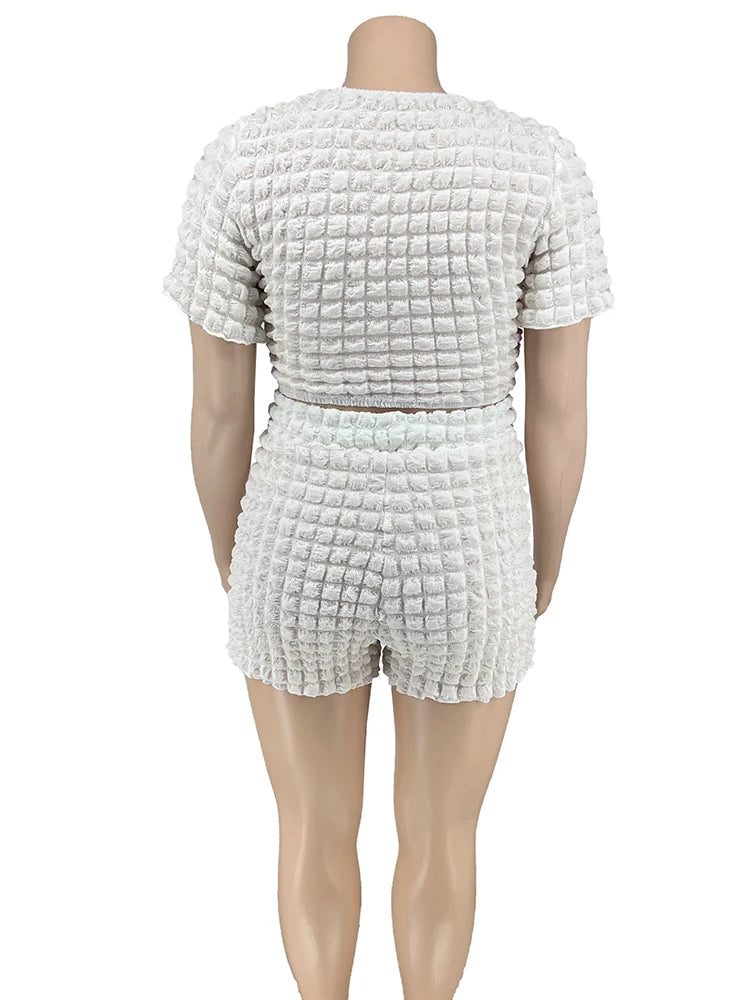 Summer Suit Chic and Elegant Woman Set New In Sexy Outfit Casual Shorts Sets Womens 2 Piece Plus Size Dropshipping Wholesale - Lena & Miles Exquisite Boutique LLC.