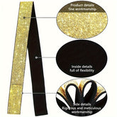 1pc Elastic Bands for Wigs Edges Lace Melting Band for Lace Wigs Thick Laying Adjustable Bands Edge Wrap to Lay Edges Lace Frontal Melt Band for Wigs, Edge Laying Band for Women - Lena & Miles Exquisite Boutique LLC.
