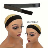 1pc Elastic Bands for Wigs Edges Lace Melting Band for Lace Wigs Thick Laying Adjustable Bands Edge Wrap to Lay Edges Lace Frontal Melt Band for Wigs, Edge Laying Band for Women - Lena & Miles Exquisite Boutique LLC.