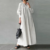 Casual Shirt Dress for Women Muslim Abaya - Lena & Miles Exquisite Boutique LLC.