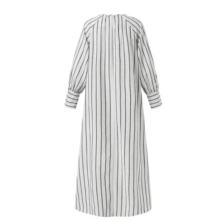 Casual Shirt Dress for Women Muslim Abaya - Lena & Miles Exquisite Boutique LLC.