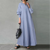 Casual Shirt Dress for Women Muslim Abaya - Lena & Miles Exquisite Boutique LLC.